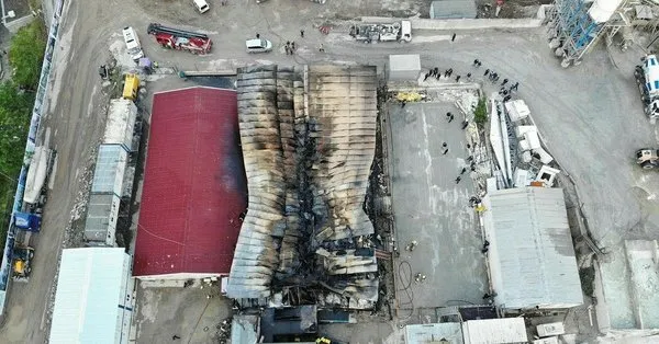 Son Dakika Istanbul Finans Merkezi Santiyesinde Cikan Yanginin Buyuklugu Gunun Ilk Isiklariyla Ortaya Cikti Takvim