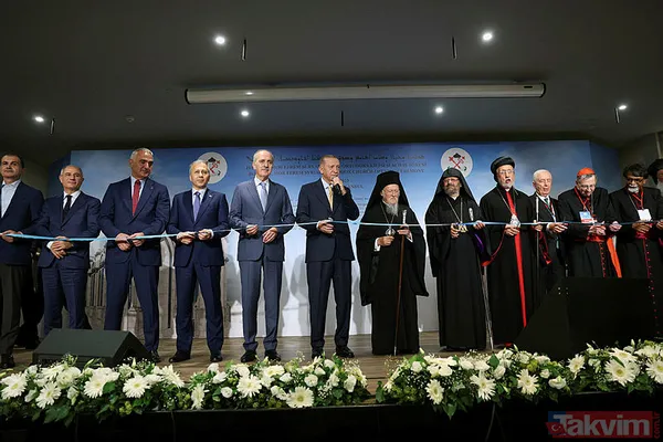 Başkan Erdoğan'dan Kanuni Sultan Süleyman vurgusu! Mor Efrem Süryani Kadim Ortadoks Kilisesi'ni Kanuni'nin sözü ile açtı - 13