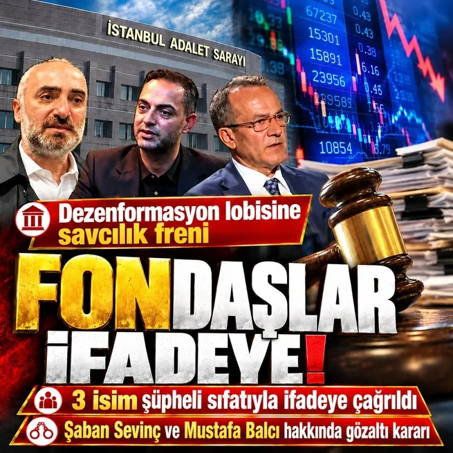Fon soruşturmasında yeni gelişme: Şaban Sevinç ve Mustafa Balcı hakkında gözaltı kararı