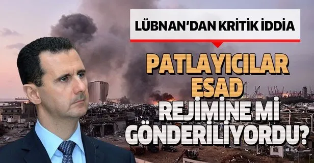 Lübnan'dan kritik iddia: Patlayıcılar Esad rejimine mi gönderiliyordu