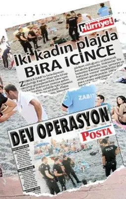 Plaj operasyonundan da Doğan Medyası çıktı