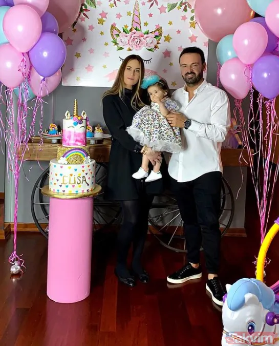 Mehmet Ali Erbil'in torunu Elisa 1 yaşına girdi ve ağzını görenler açıktı! Aynı büyükbabanın yüzü