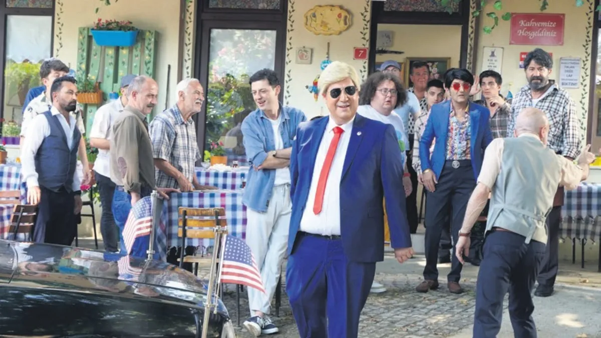 Düğün Evi filminde Burak Satıbol Trump rolünde