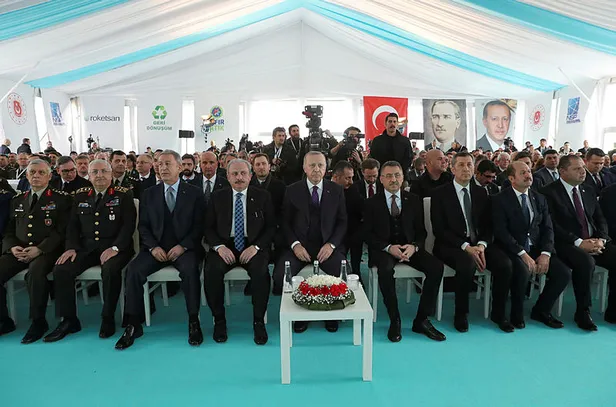 Son dakika: Başkan Erdoğan'dan TSK Mühimmat Ayırma ve Ayıklama Tesisini Devreye Alma Töreni'nde önemli açıklamalar-1