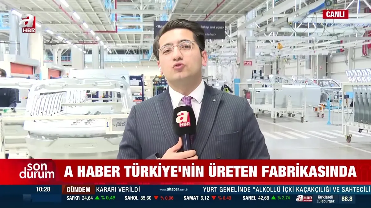 A Haber Togg'un üretim tesislerinde | VİDEO