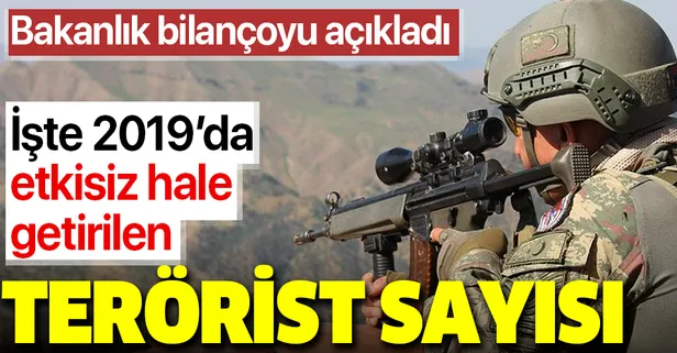 İçişleri Bakanlığı açıkladı! 2019 yılında 1668 terörist etkisiz hale getirildi