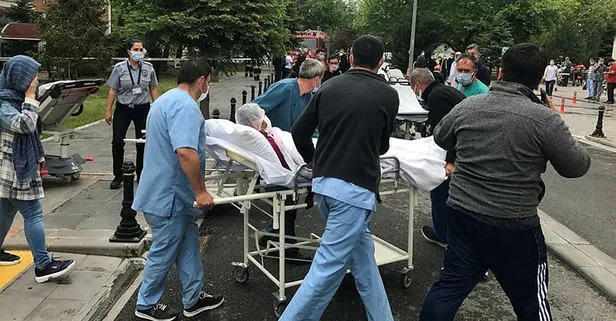 Kayseri Erciyes Üniversitesi Tıp Fakültesi Hastanesi’nde yangın paniği