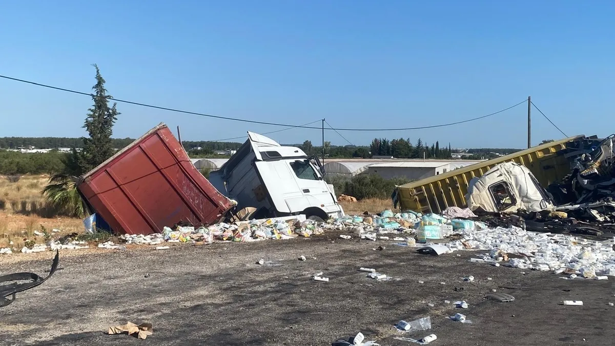 Antalya'da TIR kazası!