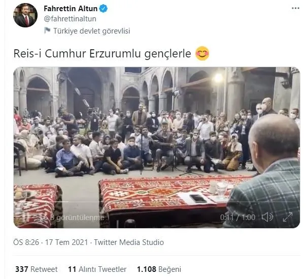 Başkan Recep Tayyip Erdoğan, Erzurum’da gençlerle buluştu-4