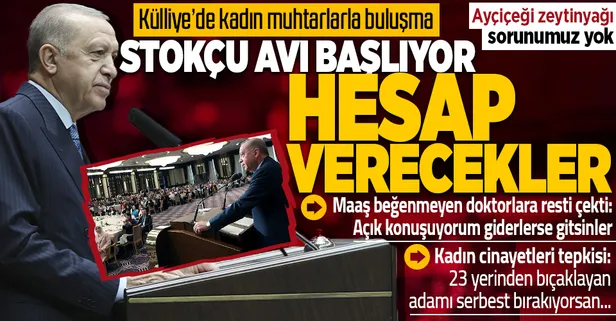 Başkan Erdoğan'dan kadın muhtarlarla buluşmada önemli açıklamalar