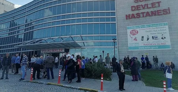 Soma Devlet Hastanesi'nde yangın paniği! Dumanlar yükseldi hastalar tahliye edildi