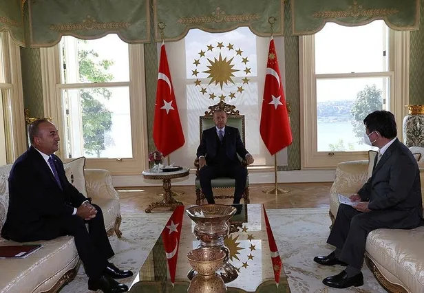 Son dakika: Başkan Erdoğan, Japonya Dışişleri Bakanı Motegi'yi kabul etti-1