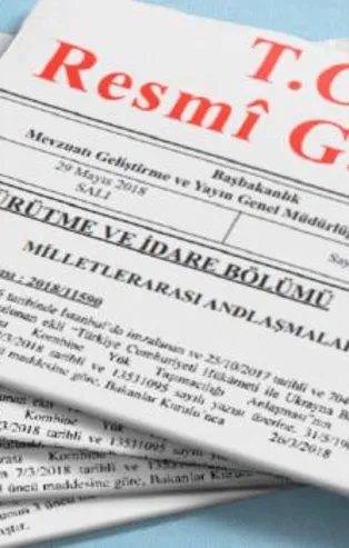 Cumhurbaşkanı kararları Resmi Gazete'de