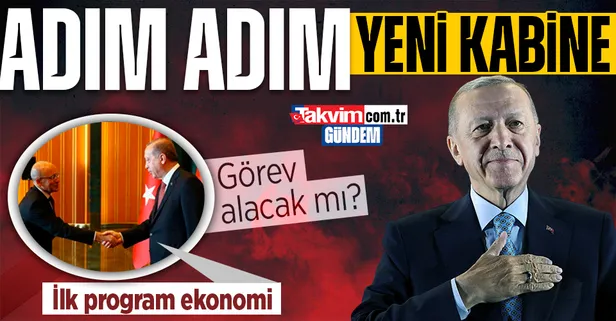 Gözler yeni kabinede! Başkan Recep Tayyip Erdoğan, Mehmet Şimşek'le görüştü... İşte ilk adım