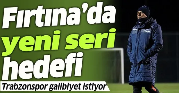 Trabzonspor Kayseri maçını kazanmak istiyor! Fırtına’da hedef yeni seri