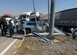 Konya’da TIR kazası: 1 ölü 9 yaralı