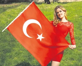 İşte Türk kızı