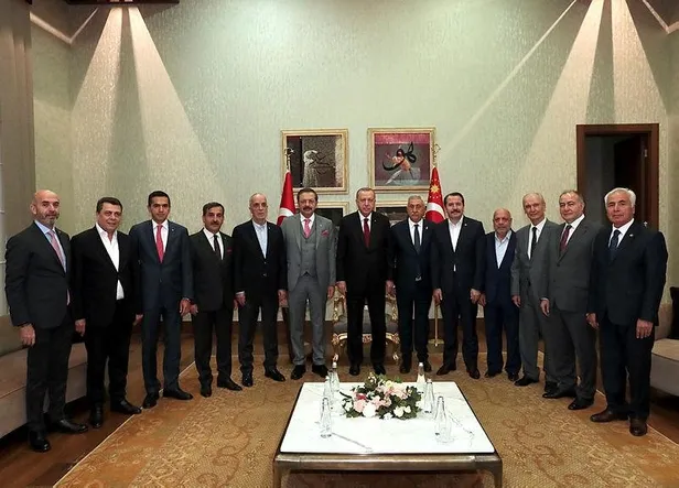 Başkan Erdoğan Türkiye-AB Karma İstişare Komitesi üyelerini kabul etti-1