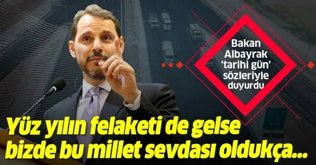 Hazine ve Maliye Bakanı Berat Albayrak’tan Ankara-Niğde Otoyolu mesajı: Kimse bizi yüzyılın hizmetini yapmaktan alıkoyamaz