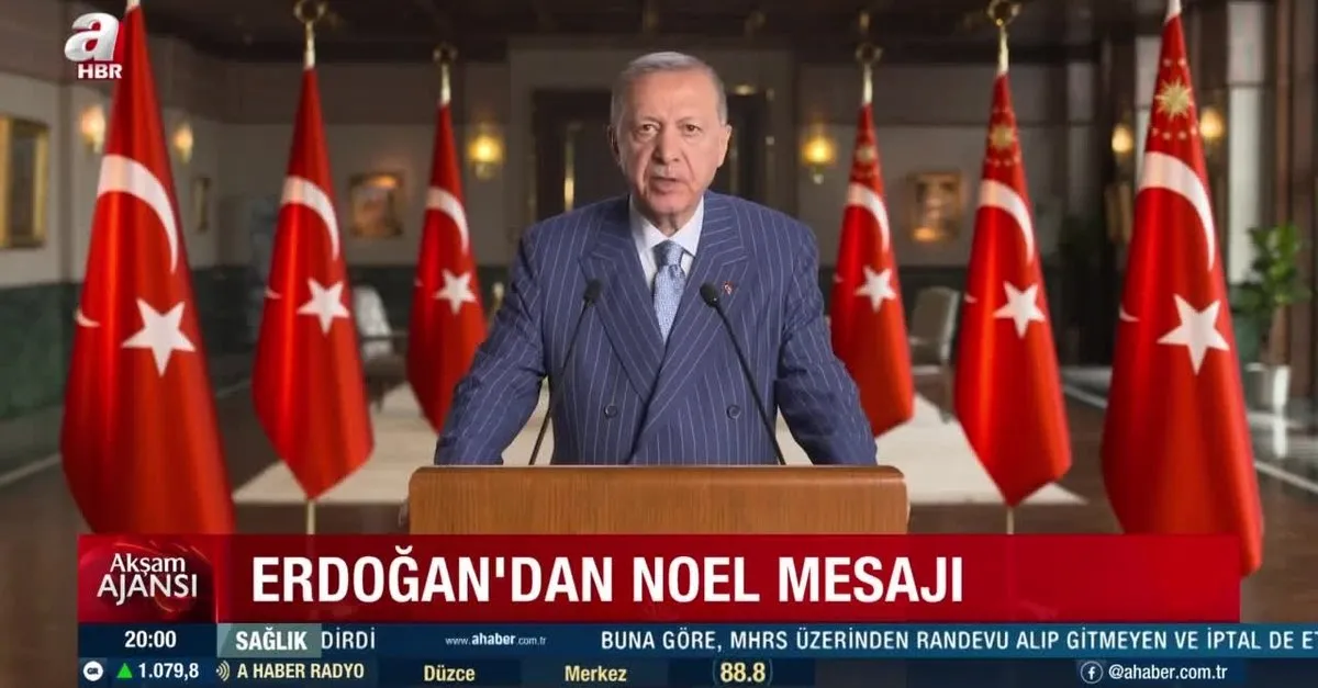 Başkan Erdoğan’dan Noel mesajı