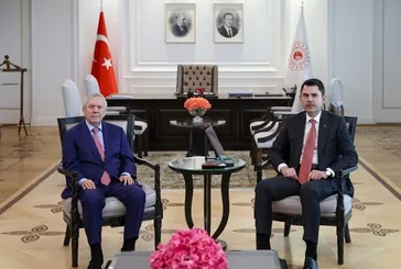 Bakan Kurum, Fenerbahçe Başkanı Aziz Yıldırım ile görüştü