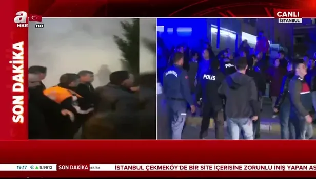 İstanbul'da askeri helikopter düştü! Olay yerinden görüntüler...