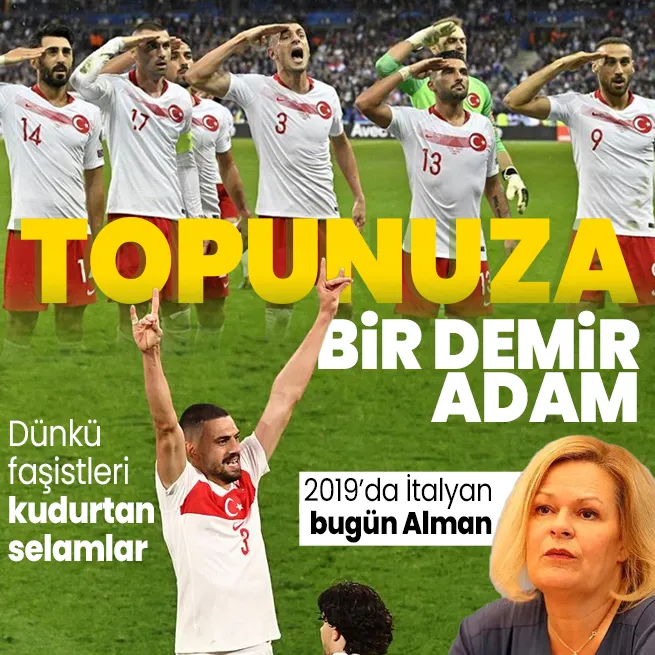 Dün İtalyan bugün Alman! Merih Demiralın yaptığı bozkurt işareti Türk düşmanlarını ortaya çıkardı