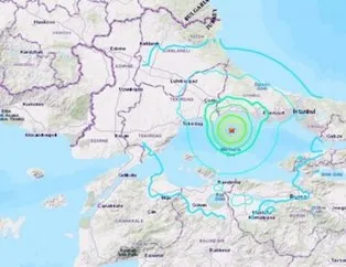 ABD deprem ajansı İstanbul depreminin dalga haritasını yayınladı!