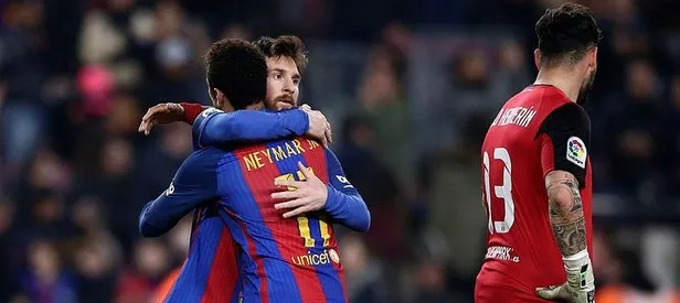 Barcelona, Messi ile 89. dakikada kazandı