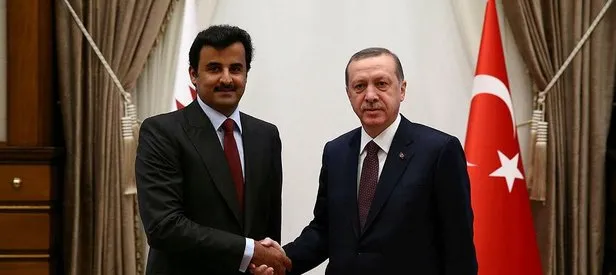 Başkan Erdoğan Katar Emiri ile görüştü