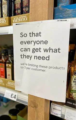 İngiltere'de yağ krizi büyüyor! Raflar boşaldı satışlar sınırlandı