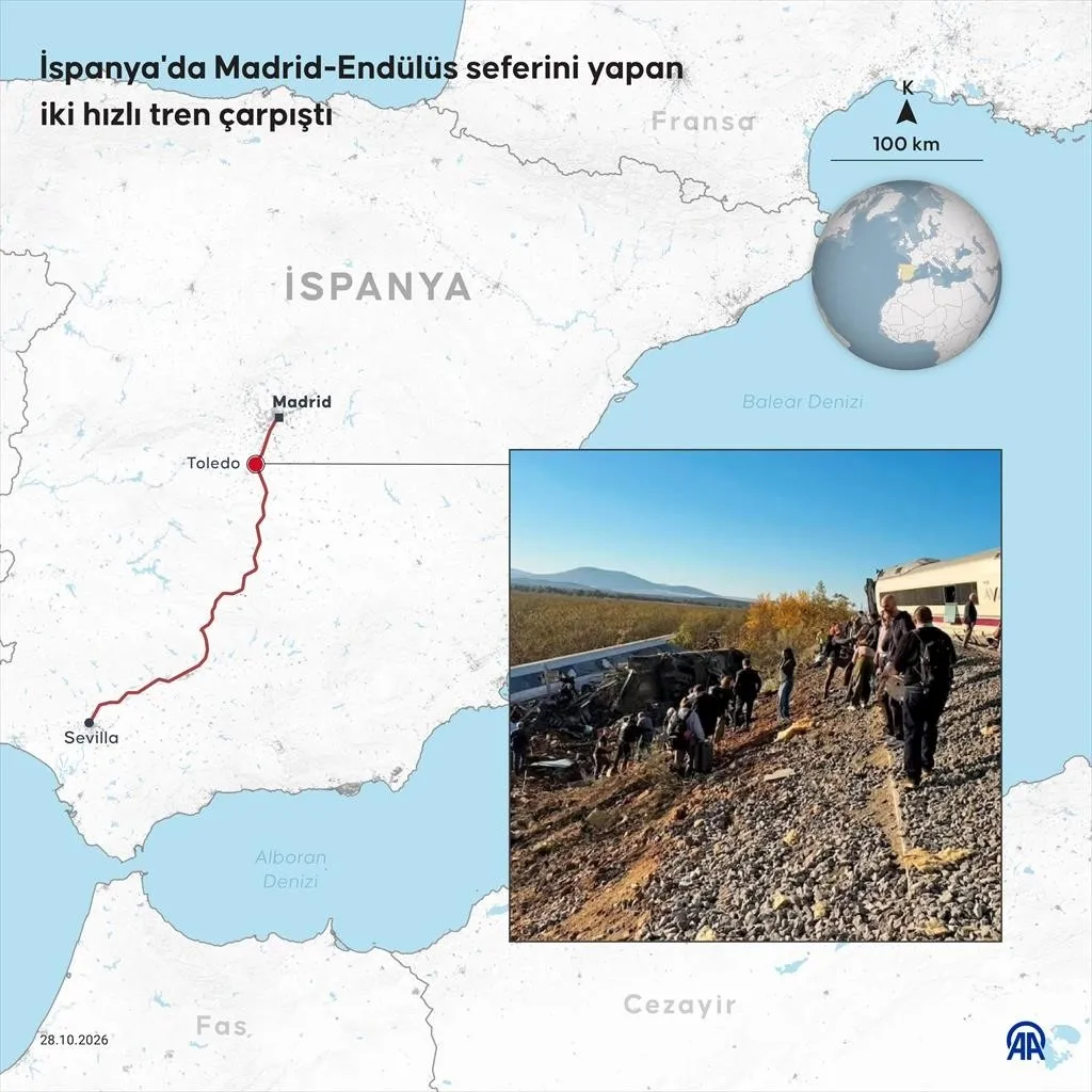 İspanya'da facia gibi tren kazası! Onlarca ölü onlarca yaralı: 3 günlük yas ilan edildi-1