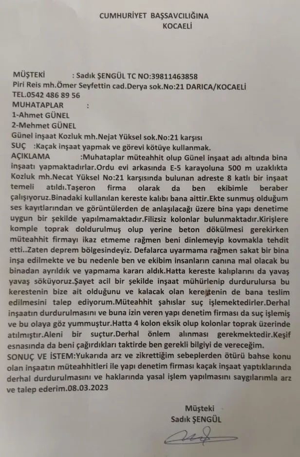 Kocaeli'de göz göre göre ihmalkarlık! "Binanın yıkılması için depremin gelmesine gerek yok''-7