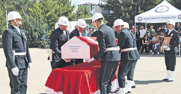 Geçirdiği trafik kazasında vefat etmişti! Komiser Aysun Çağla Namdar son yolculuğuna uğurlandı