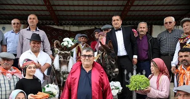 Bunu da gördük! Antalya’da eşek düğünü: Gelinlik ve damatlık giydirip balayına gönderdiler
