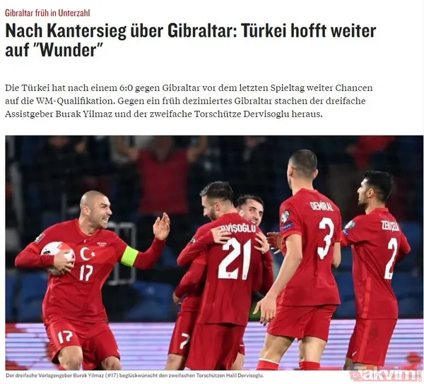SON DAKİKA: Türkiye'nin Cebelitarık zaferi Alman basınında manşetlerde - 6