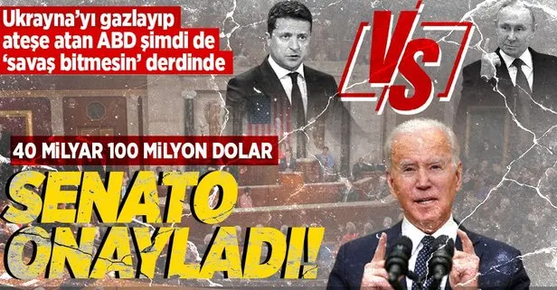 ABD Ukrayna’ya 40 milyar dolarlık yardım!