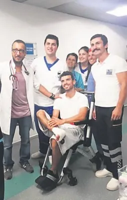 Sakatlığa balıklama daldı
