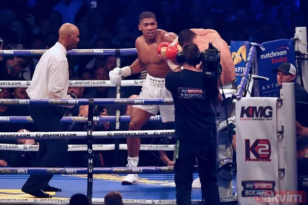 Anthony Joshua - Wladimir Klitschko maçı nefes kesti! - 45