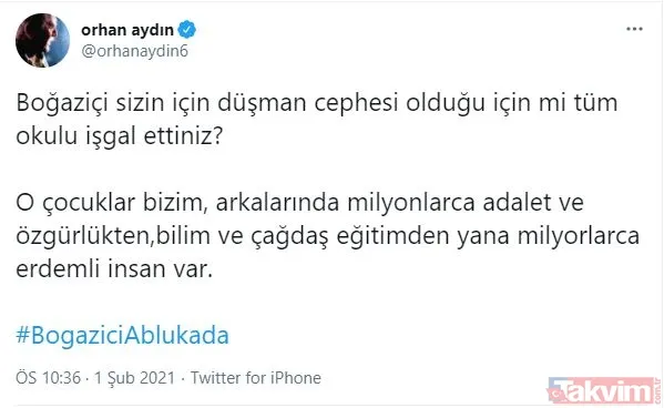 Terör örgütlerinin Boğaziçi üzerinden yaptığı provokasyona çanak tuttular! Kervana Ümit Nazlı Boyner de katıldı - 31