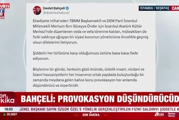 Bahçeli'den Özgür Özel açıklaması