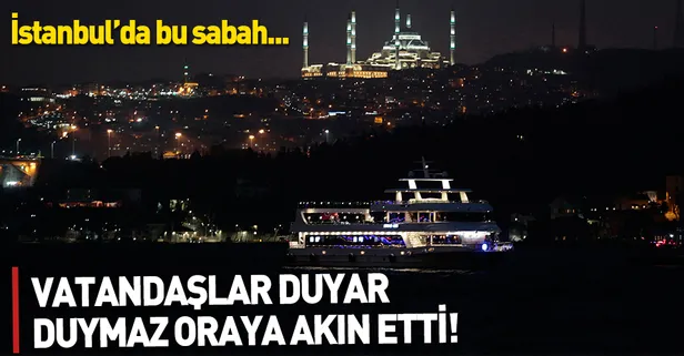 Çamlıca Camii'nde ilk ezan okundu