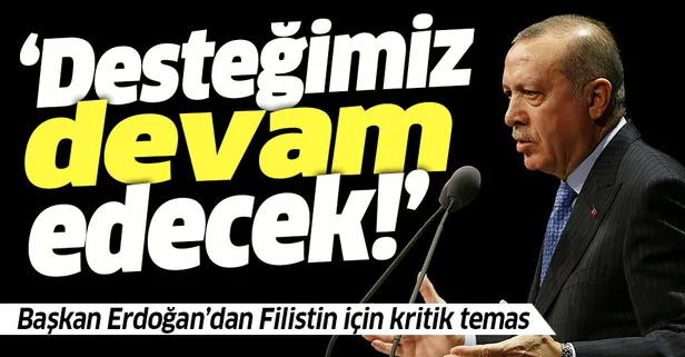 Son dakika: Başkan Erdoğan ile Filistin lideri Abbas arasında kritik görüşme