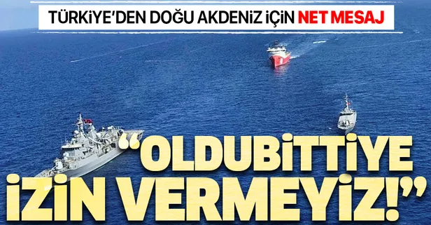 Bakan Akar'dan flaş Doğu Akdeniz mesajı: Oldubittiye izin vermeyiz