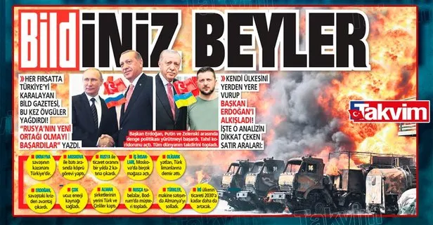 Alman Bild’den Türkiye analizi! Başkan Erdoğan’ın kritik rolüne dikkat çektiler: Savaştaki krizden avantaj çıkardı