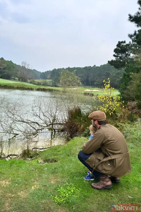 Kıvanç Tatlıtuğ oğlu Kurt Efe'yle baba-oğul karesini paylaştı sosyal medyada yer yerinden oynadı! İşte Kurt Efe Tatlıtuğ - 6
