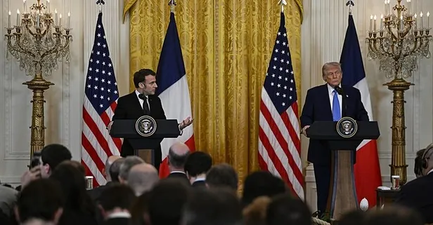 ABD Başkanı Donald Trump ve Macron Beyaz Saray’da bir araya geldi! Rusya-Ukrayna savaşı bitecek mi?