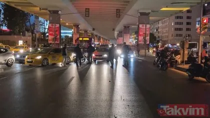 İstanbul Mecidiyeköy’de motosikletli kuryeye çarpan sürücü olay yerinden kaçtı