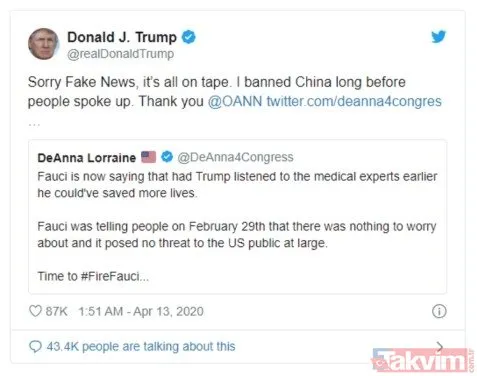 Son dakika: Trump'ın tweeti kriz çıkarmıştı! Beyaz Saray'dan flaş açıklama