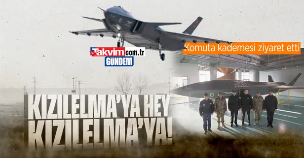 Kızılelma'ya hey Kızılelma'ya! Milli Savunma Bakanı Akar ve TSK komuta kademesinden "Kızılelma" ziyareti